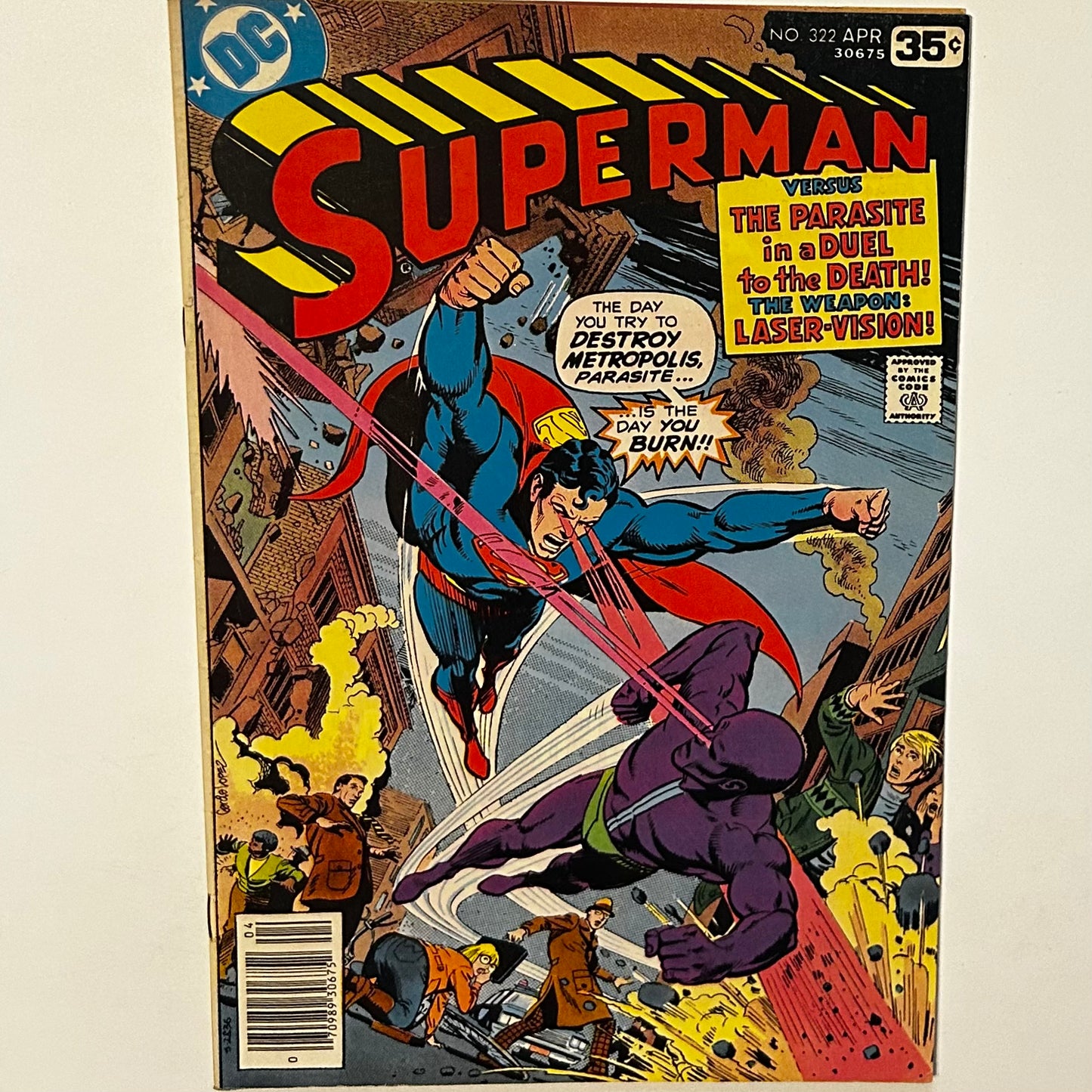 Superman #322 Newsstand