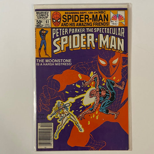 Peter Parker The Spectacular Spider-Man #61 Newsstand
