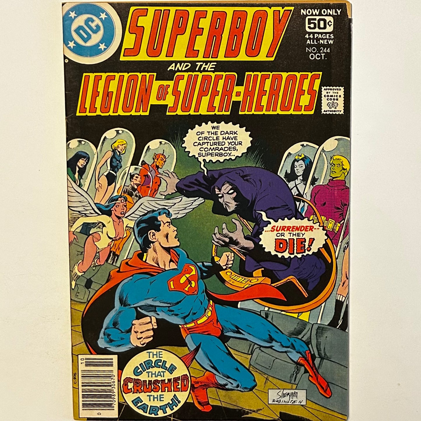 Superboy and the Legion of Superheroes #244 Newsstand
