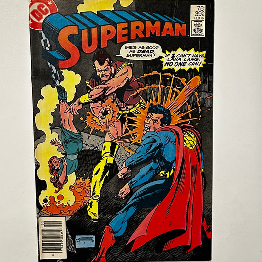 Superman #392 Newsstand