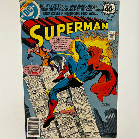Superman #335 Newsstand