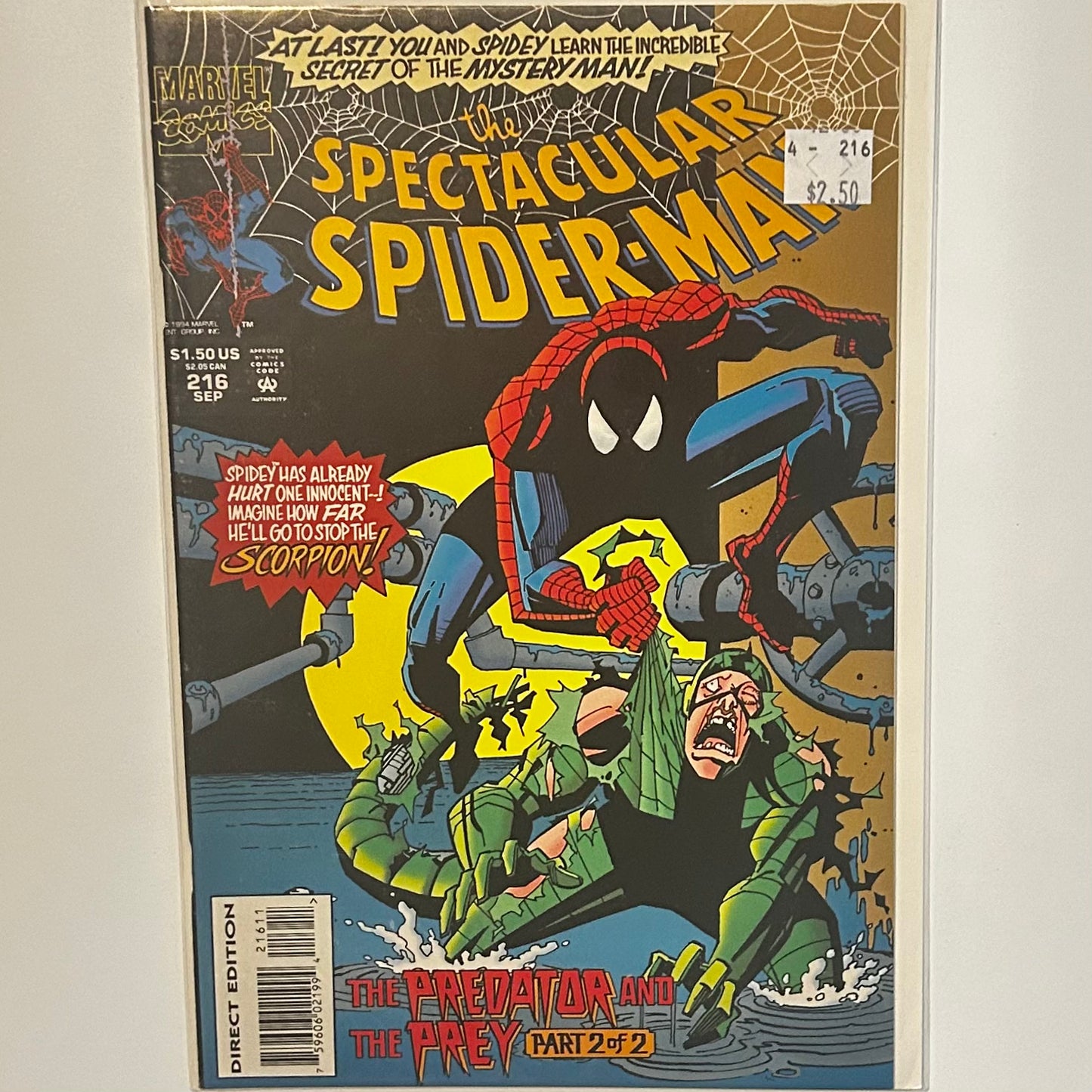 The Spectacular Spider-Man #216