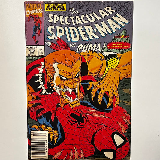 The Spectacular Spider-Man #172 Newsstand