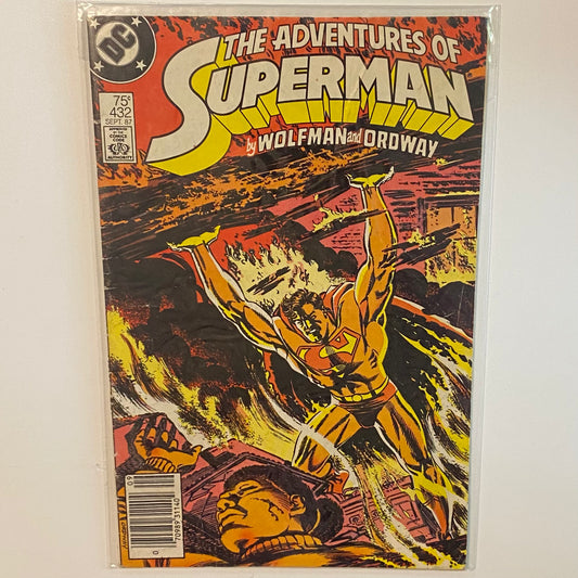 Superman #432 Newsstand