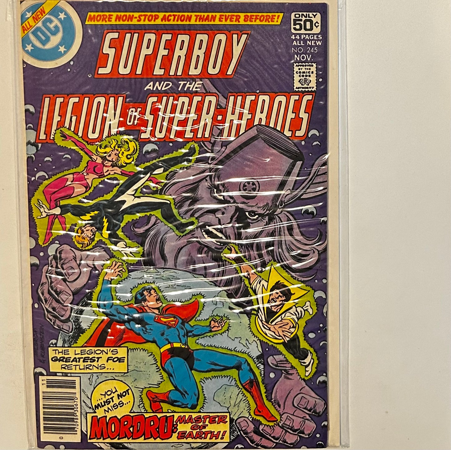 Superboy and the Legion of Superheroes #245 Newsstand