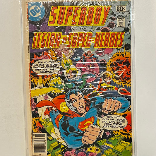 Superboy and the Legion of Superheroes #242 Newsstand