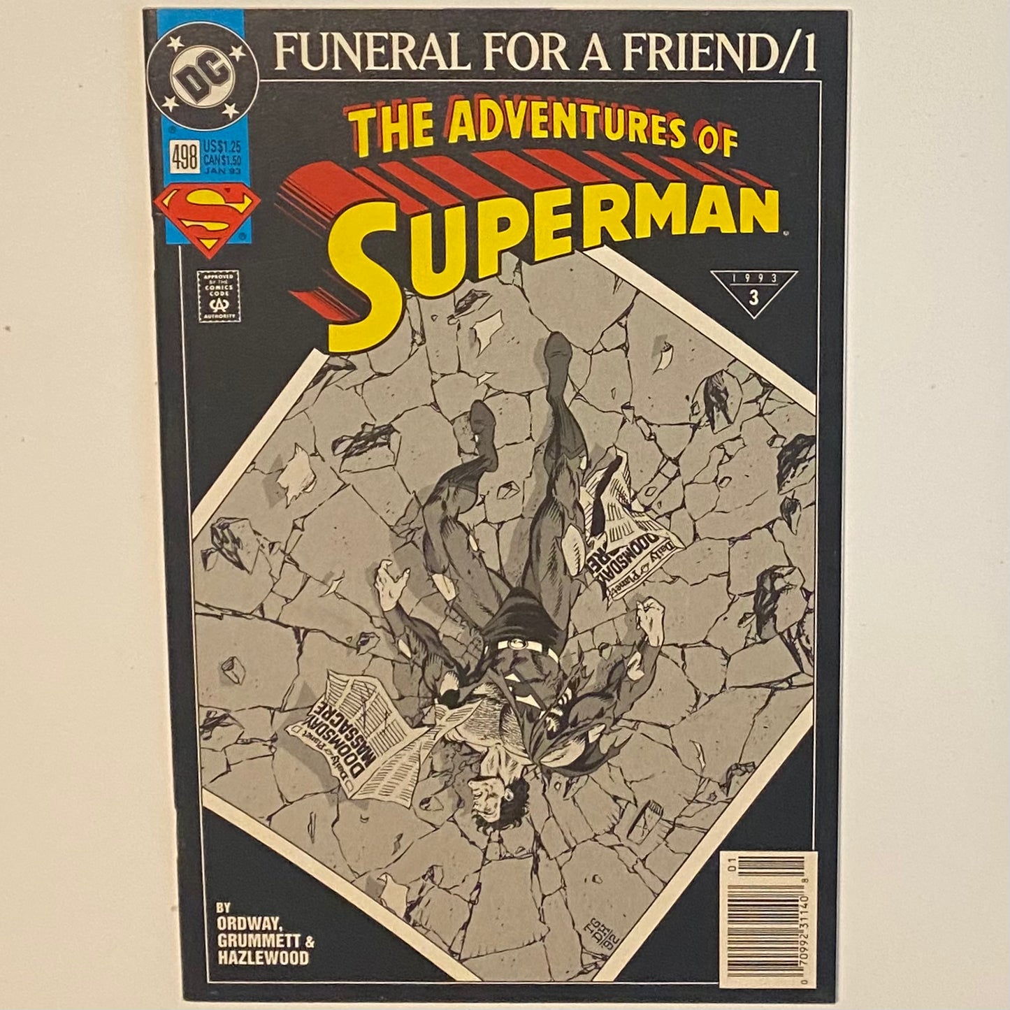Superman #498 Newsstand