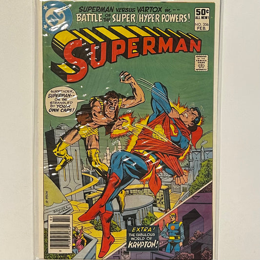 Superman #356 Newsstand