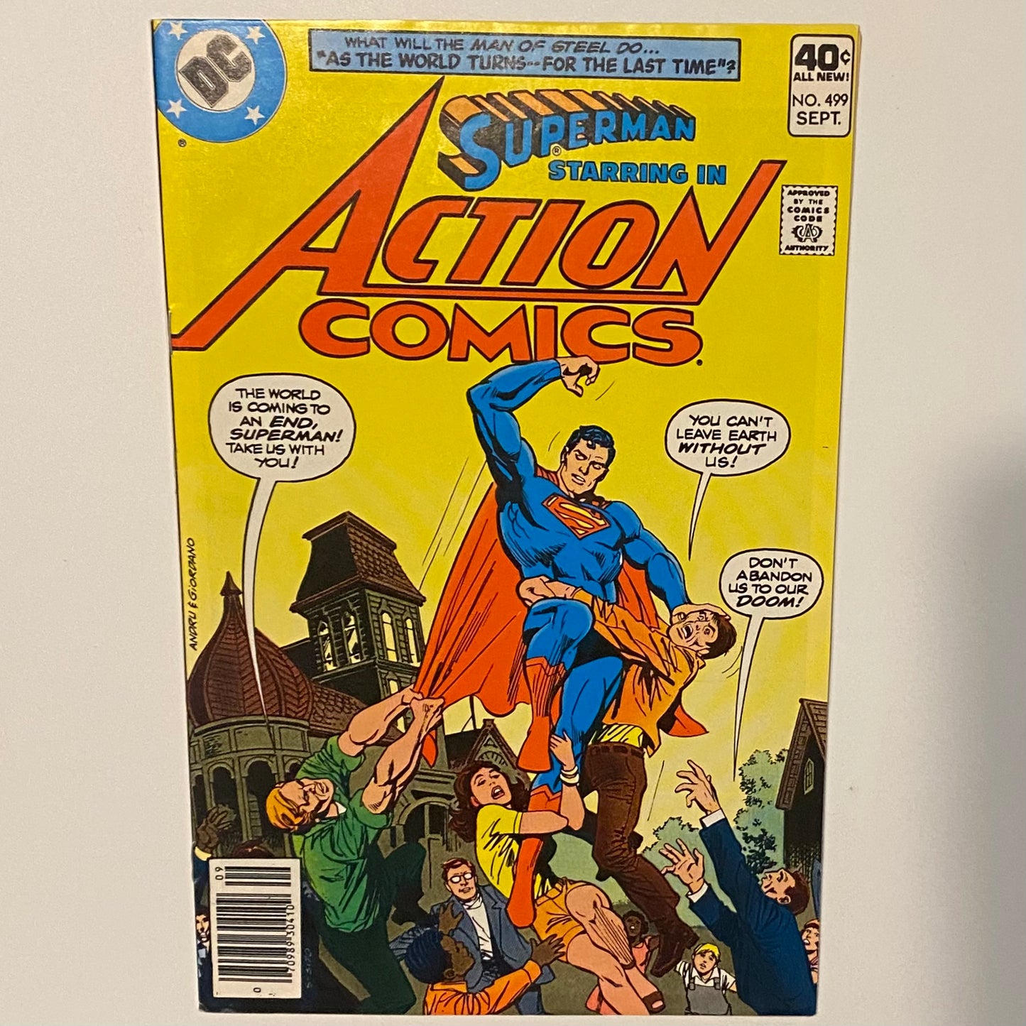 Action Comics #499 Newsstand