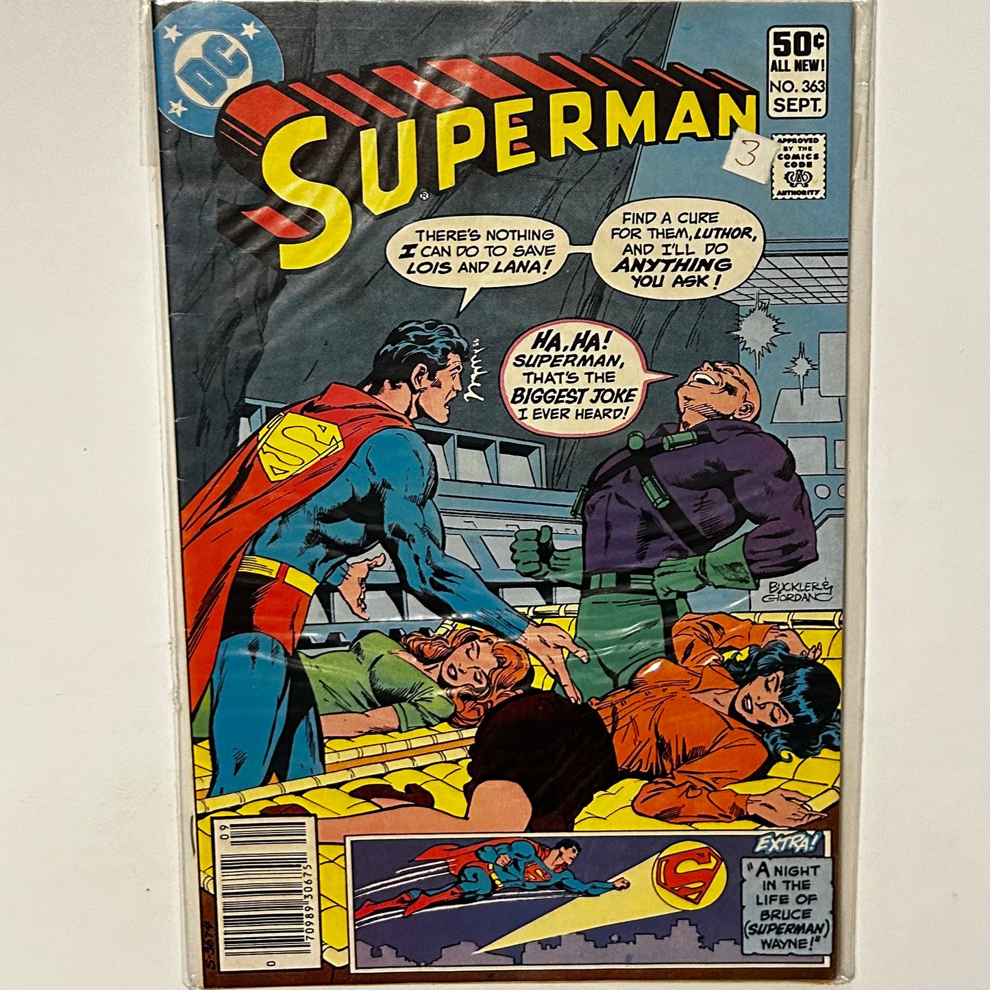 Superman #363 Newsstand