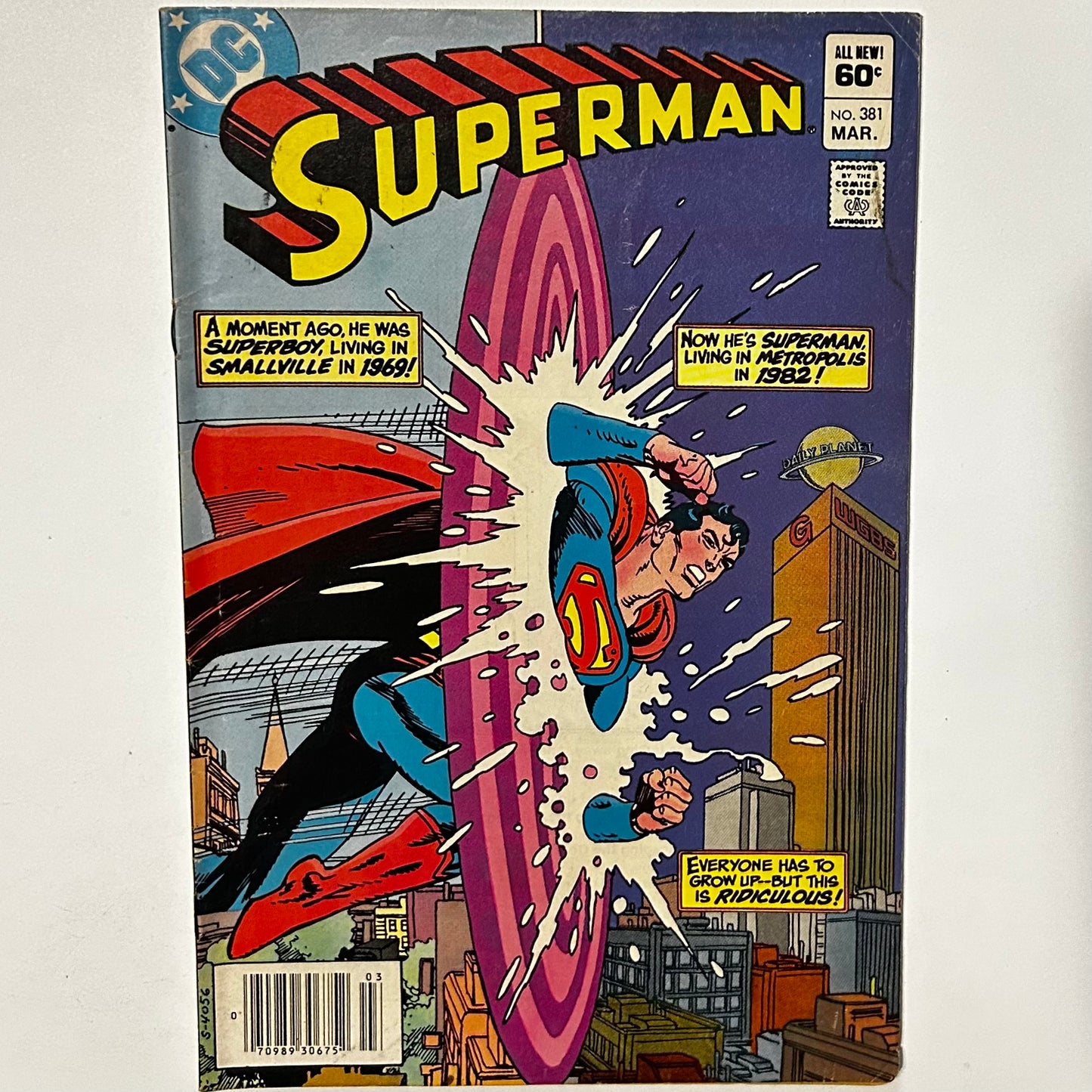 Superman #381 Newsstand