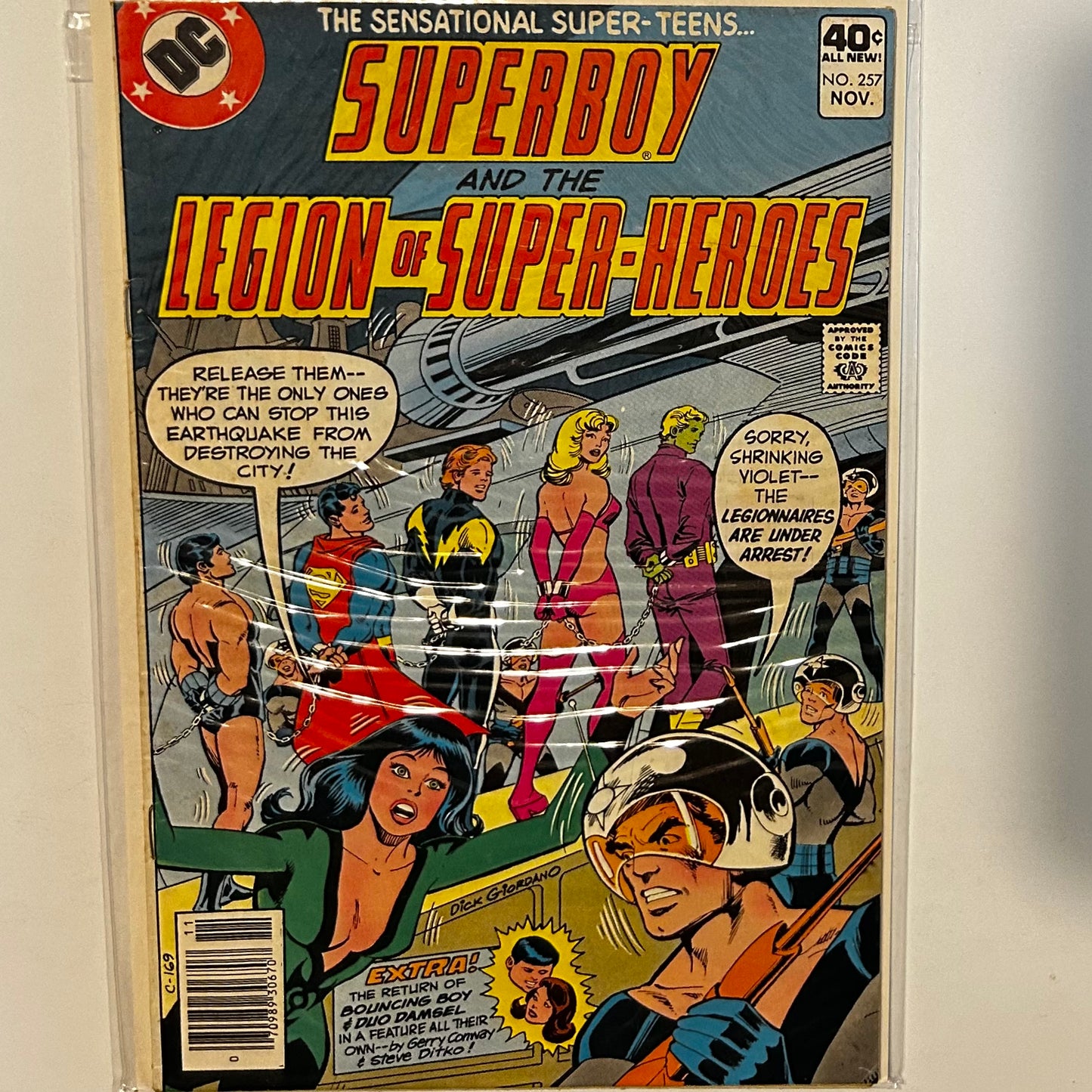 Superboy and the Legion of Superheroes #257 Newsstand
