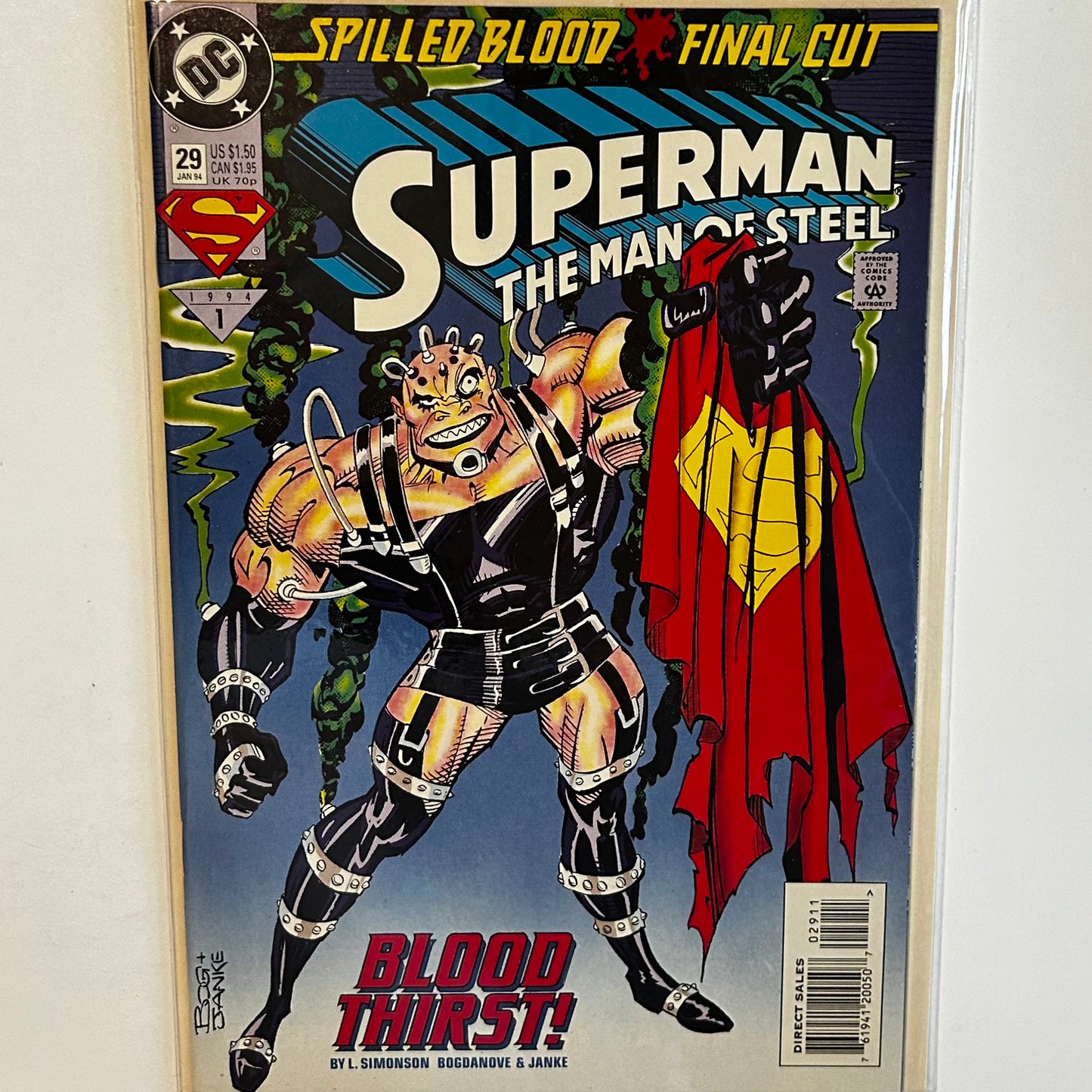 Superman Man of Steel #29