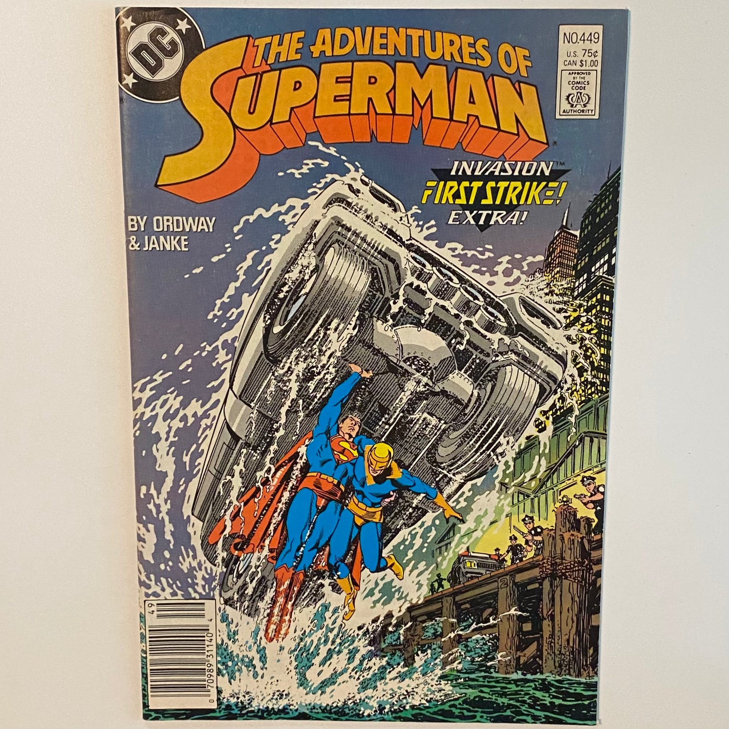 Superman #449 Newsstand