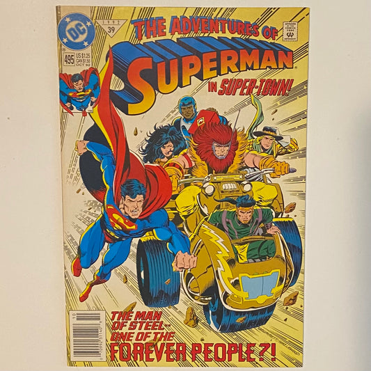 Superman #495 Newsstand