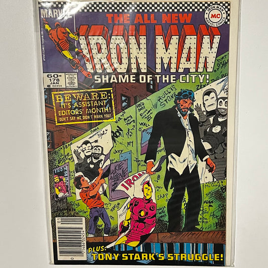 Iron Man #178 Newsstand