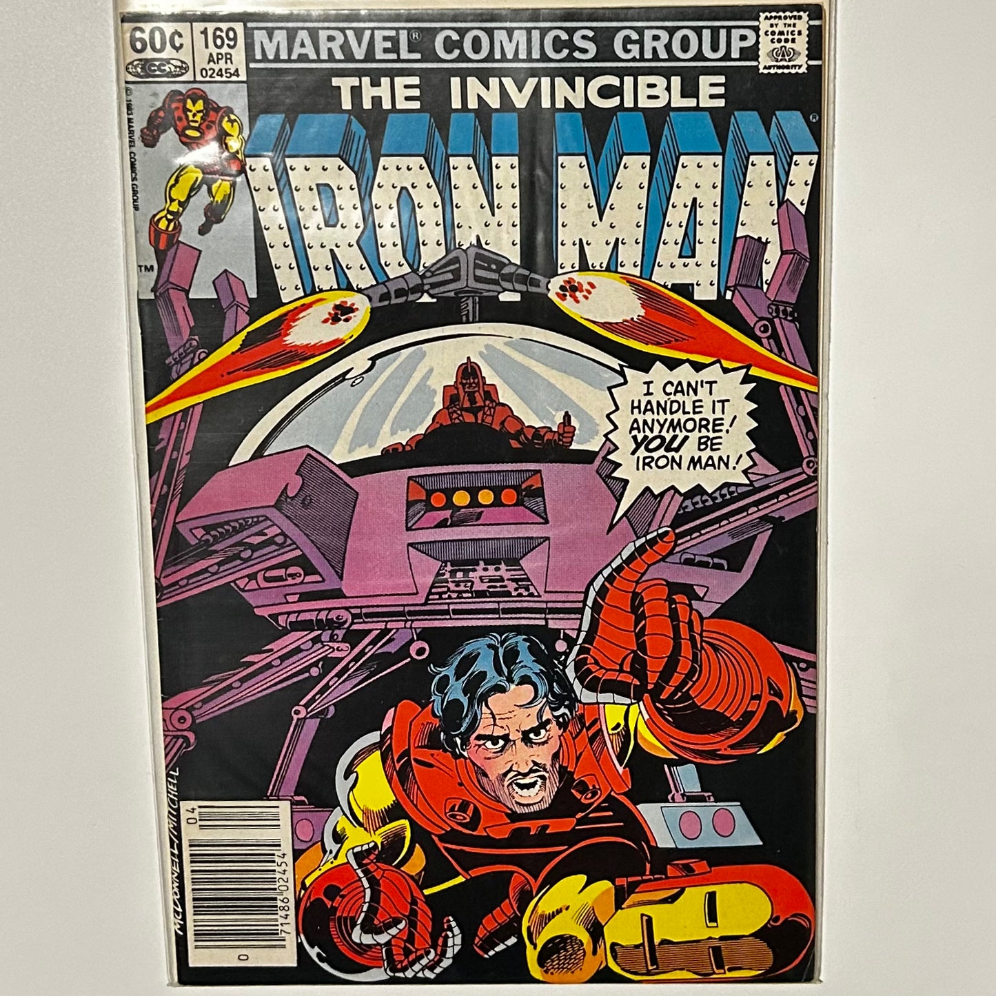 Iron Man #169 Newsstand