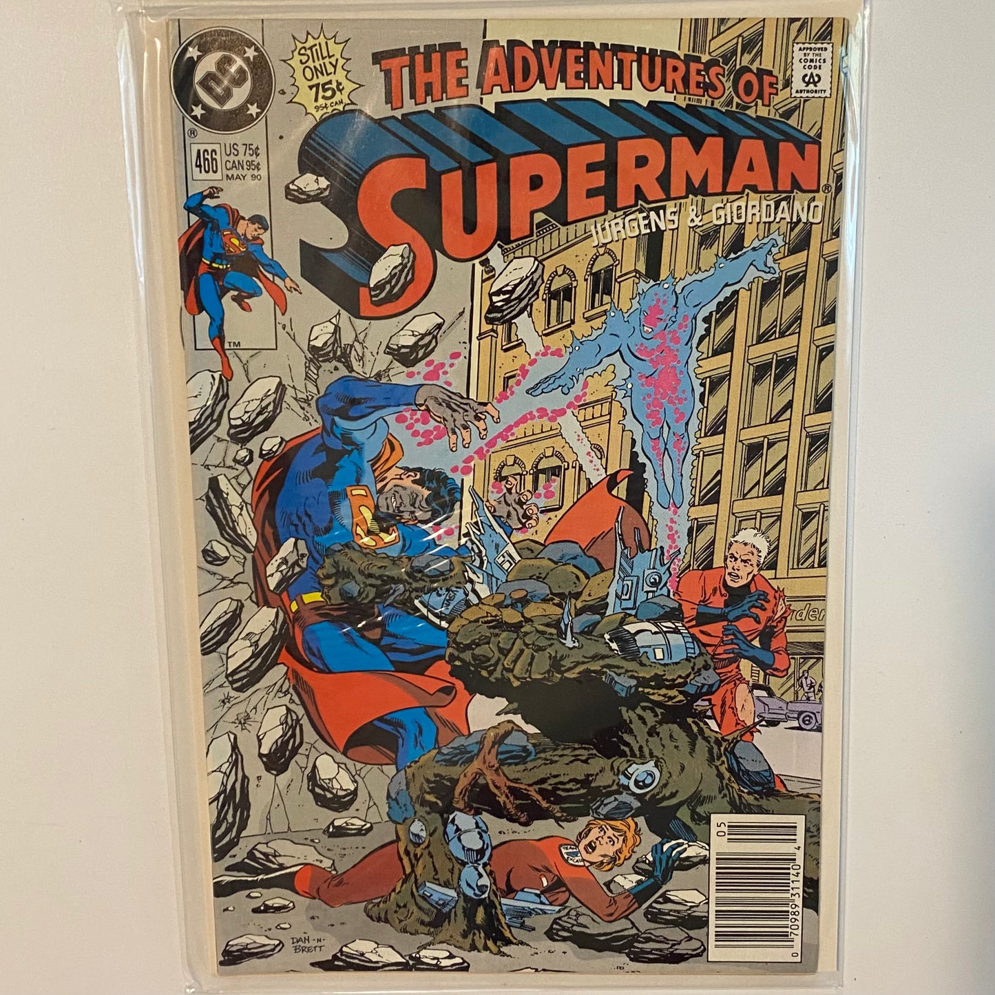 Superman #466 Newsstand