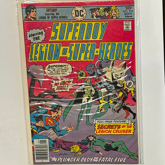 Superboy and the Legion of Superheroes #219 Newsstand