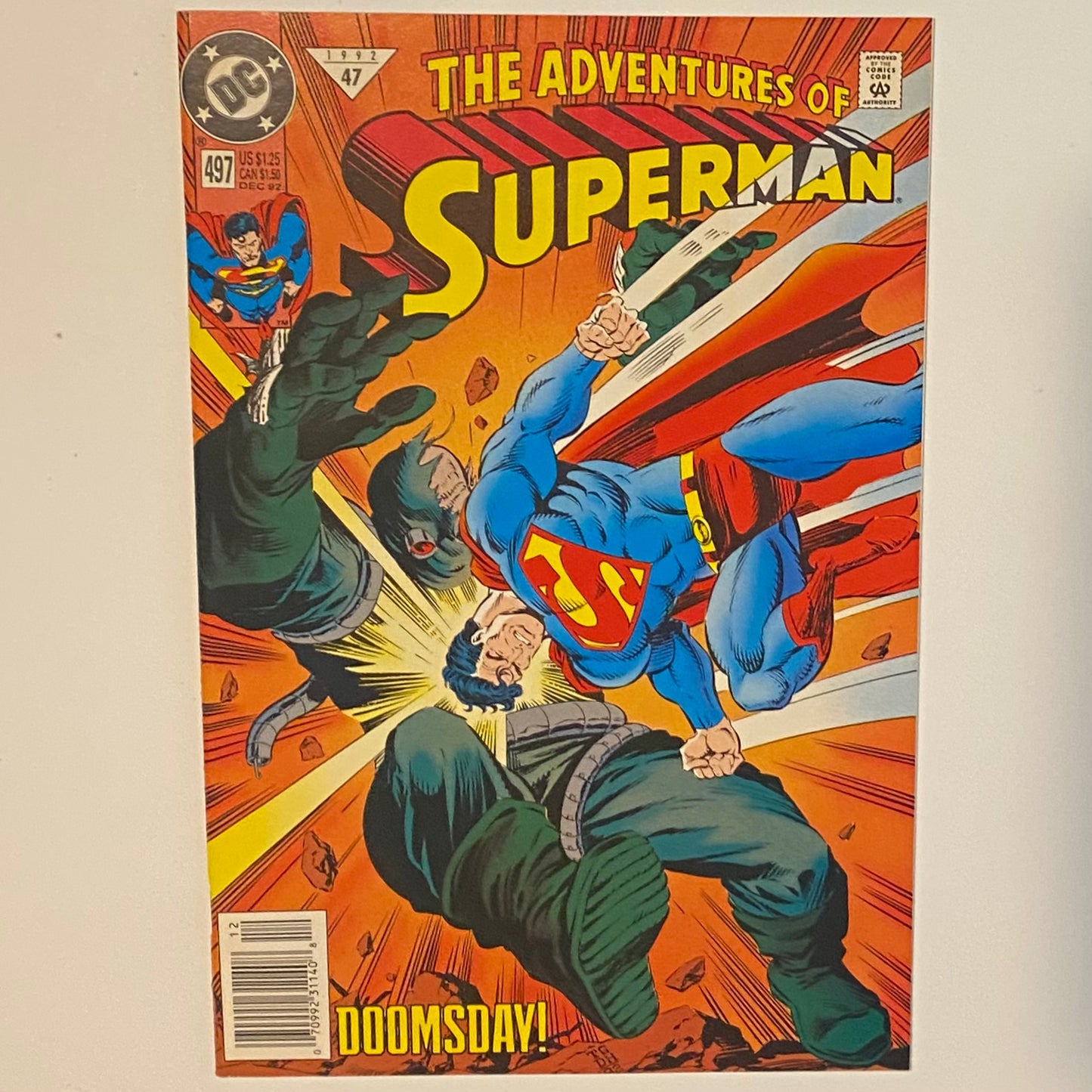 Superman #497 Newsstand