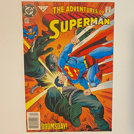 Superman #497 Newsstand