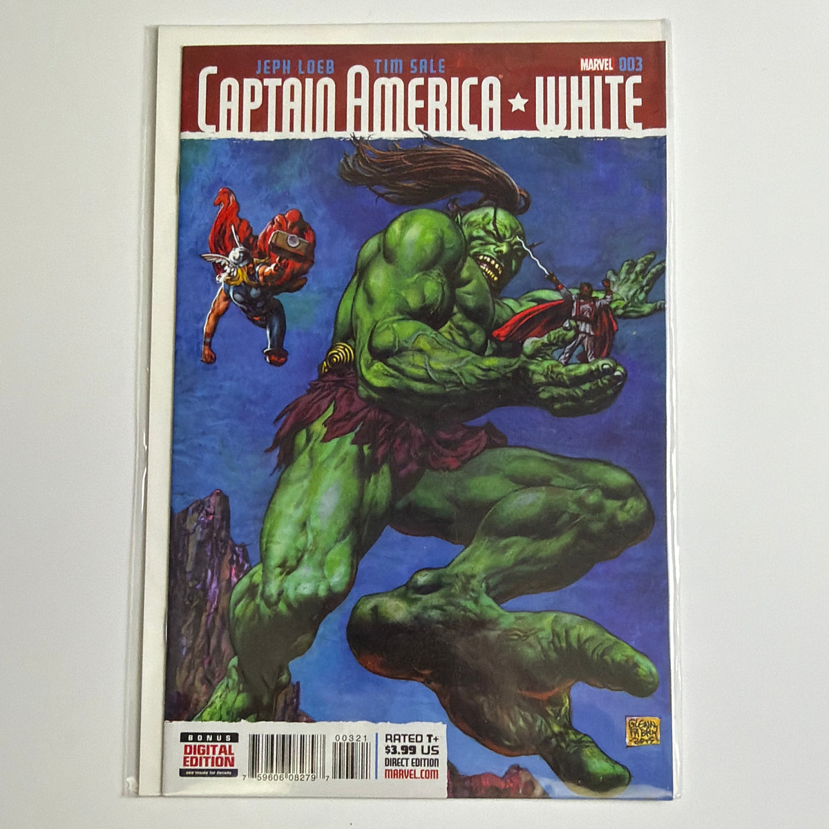 Captain America White #003