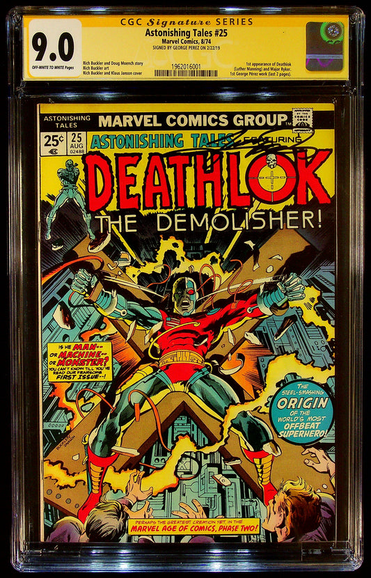 Astonishing Tales #25 CGC 9.0 Signed George Perez