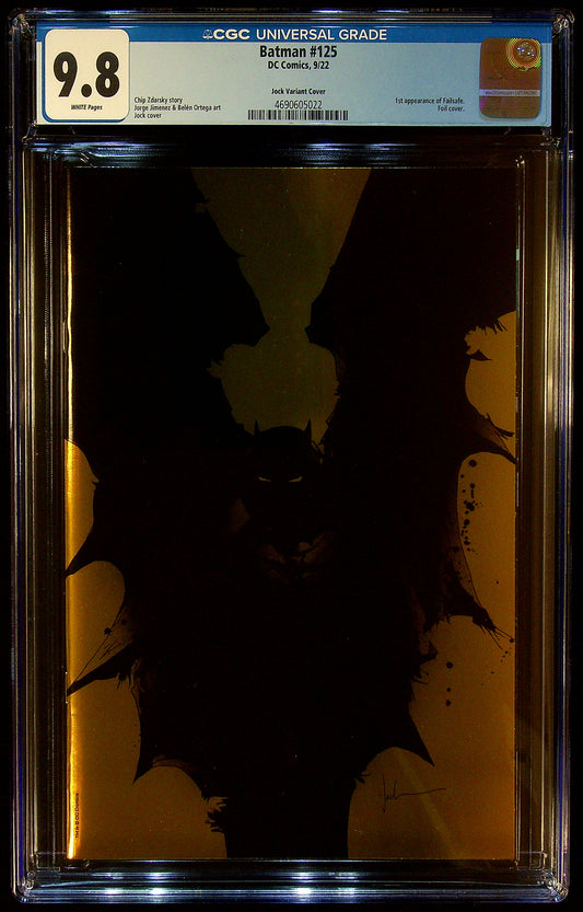 Batman #125 CGC 9.8 Jock Variant