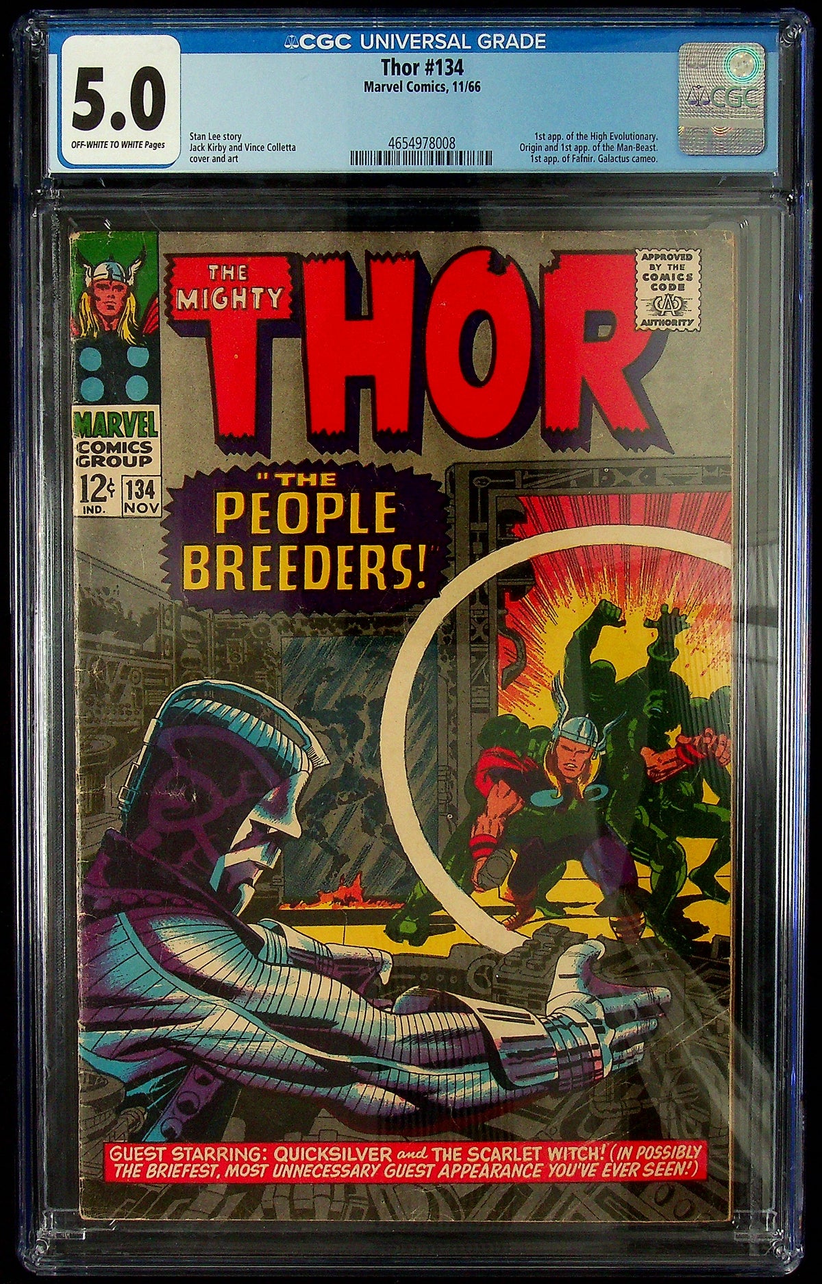 Thor #134 CGC 5.0