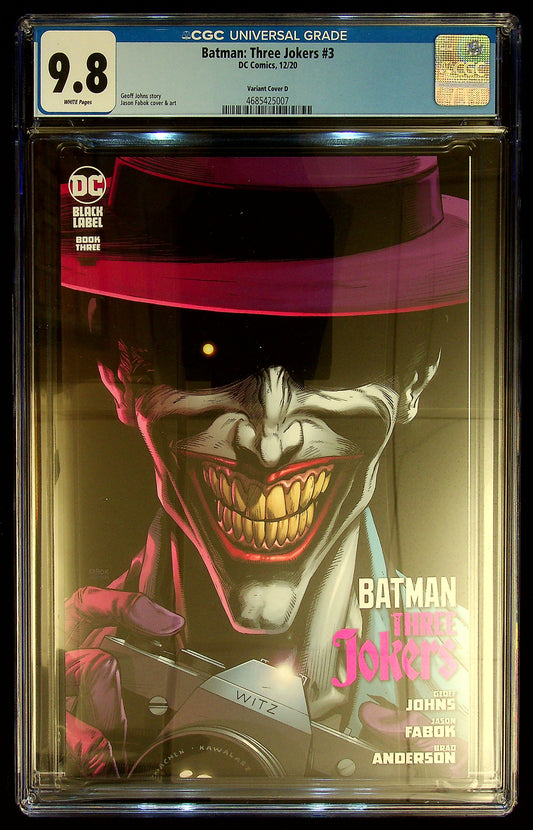 Batman: Three Jokers#3 CGC 9.8 [Variant Cover D]