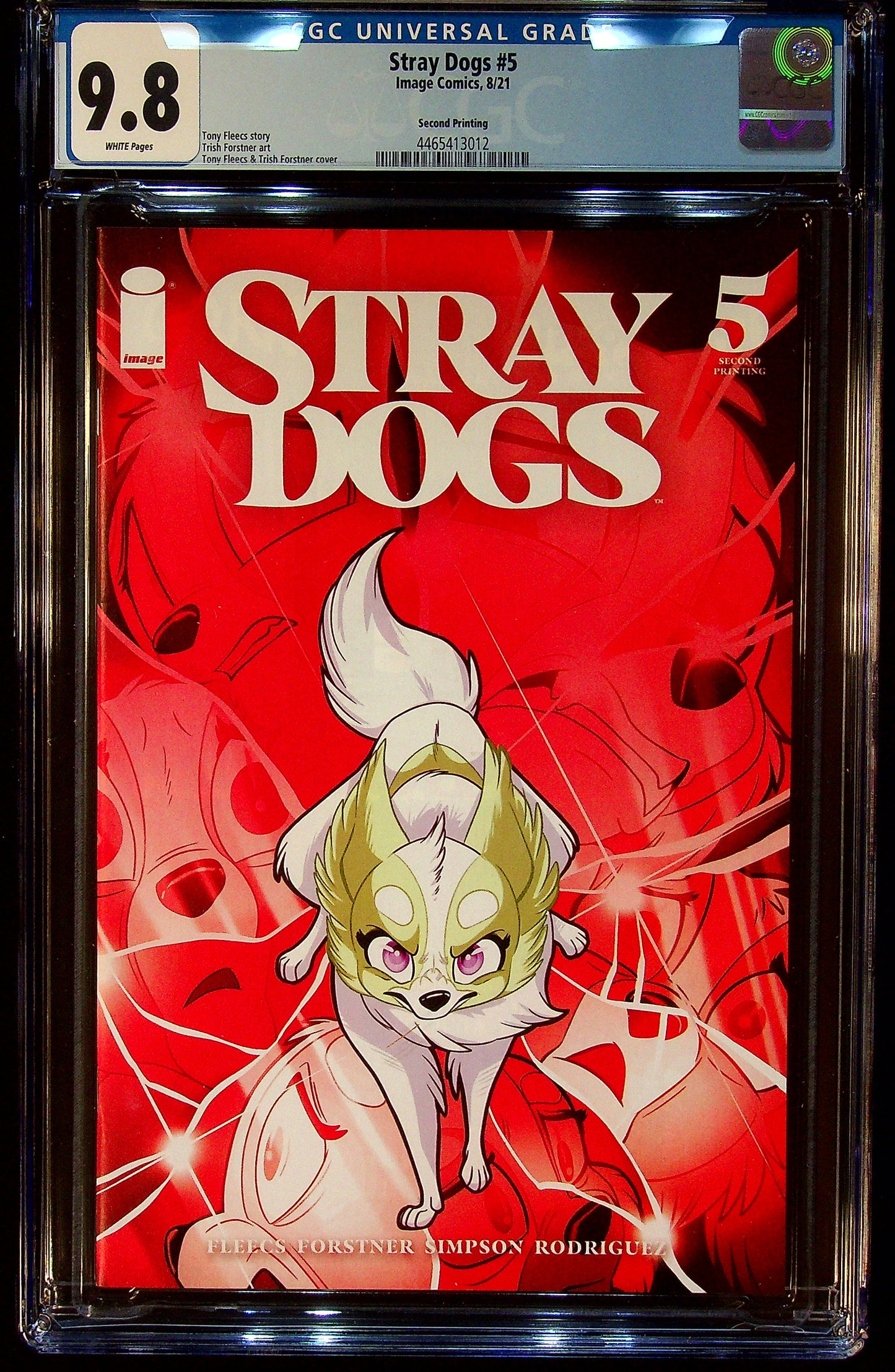 Stray Dogs #5 CGC 9.8 Second Printing