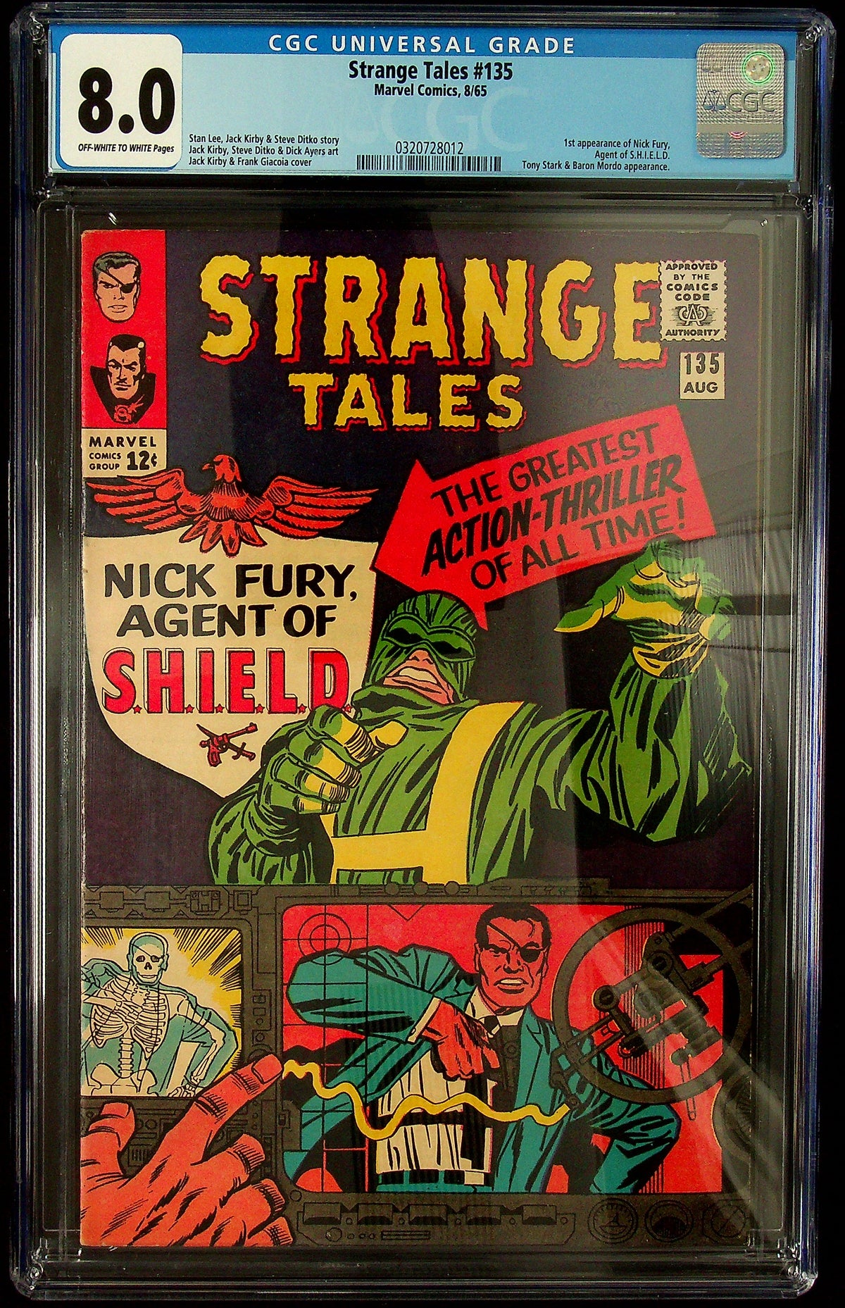 Strange Tales #135 CGC 8.0