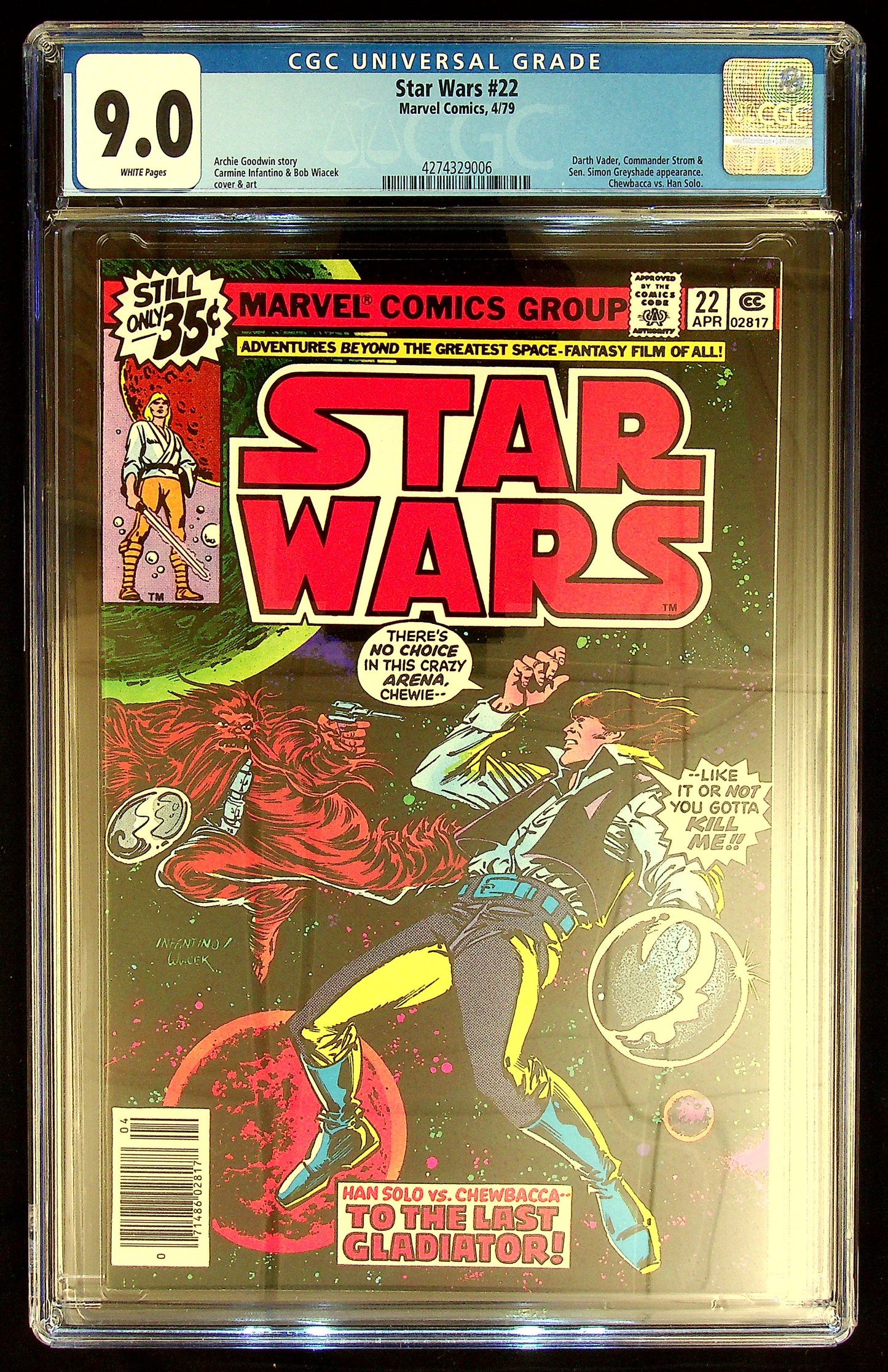 Star Wars #22 CGC 9.0