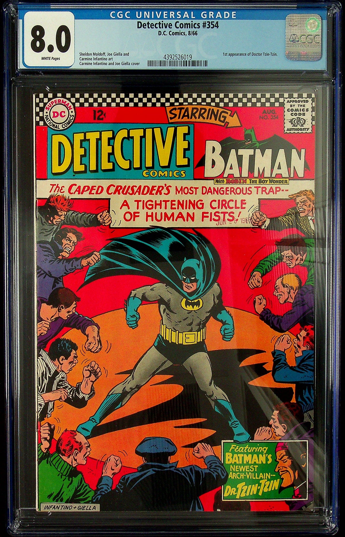 Detevtive Comics #354 CGC 8.0