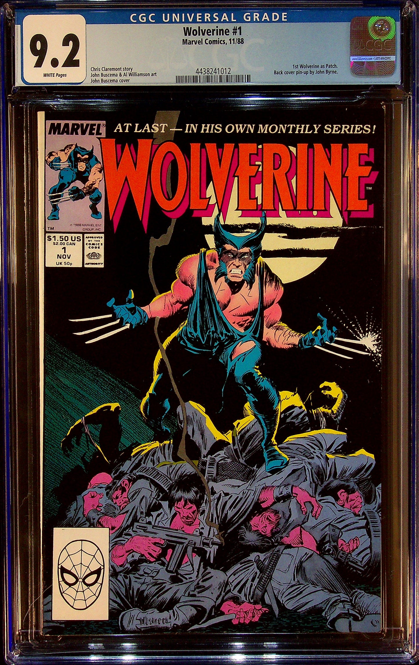 Wolverine #1 CGC 9.2