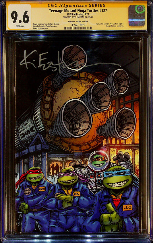Teenage Mutant Ninja Turtles #127 CGCS 9.6 Eastman "Virgin" Edition Signed by Kevin Eastman