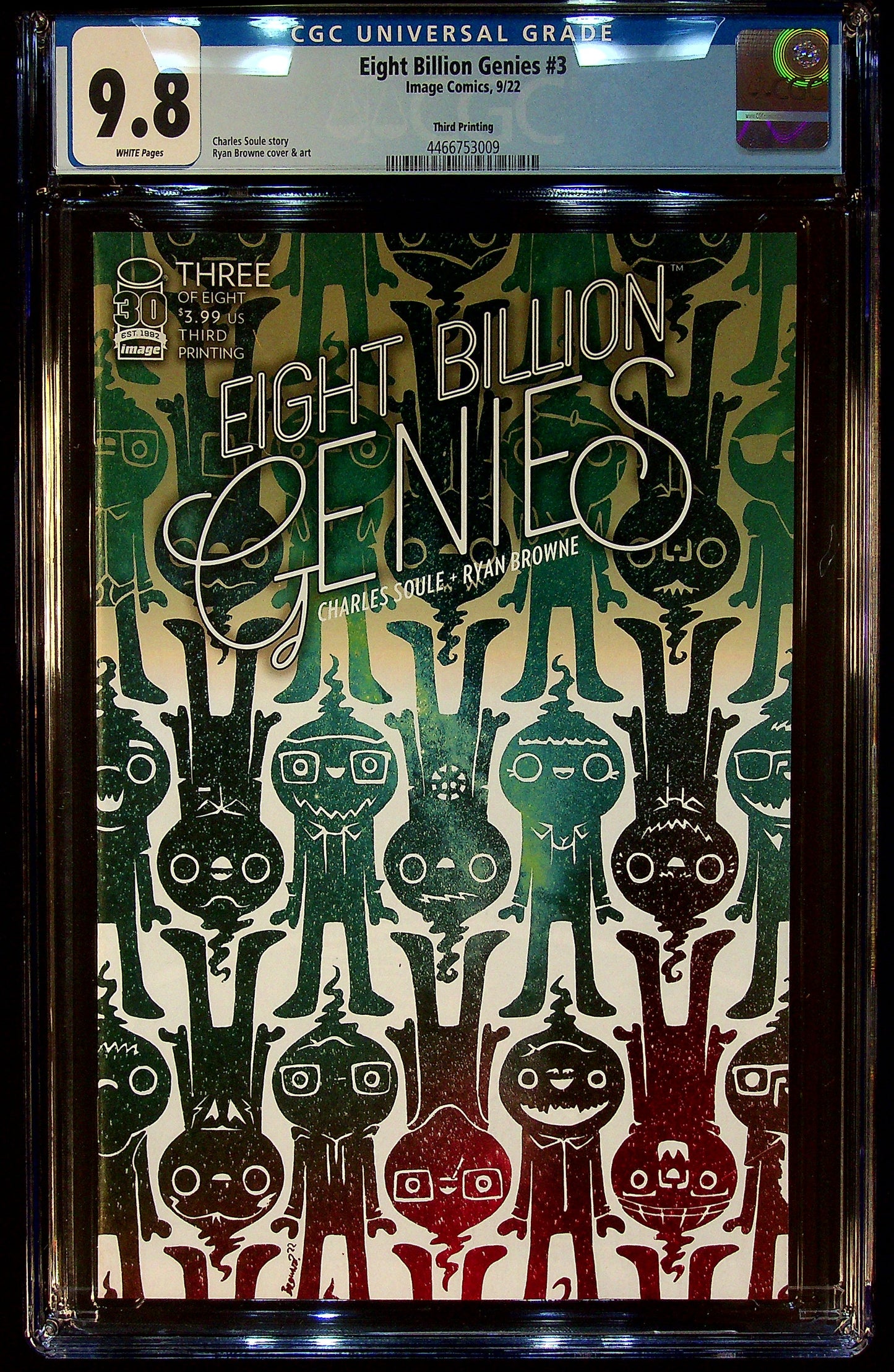Eight Billion Genies #3 CGC 9.8 Third Printing