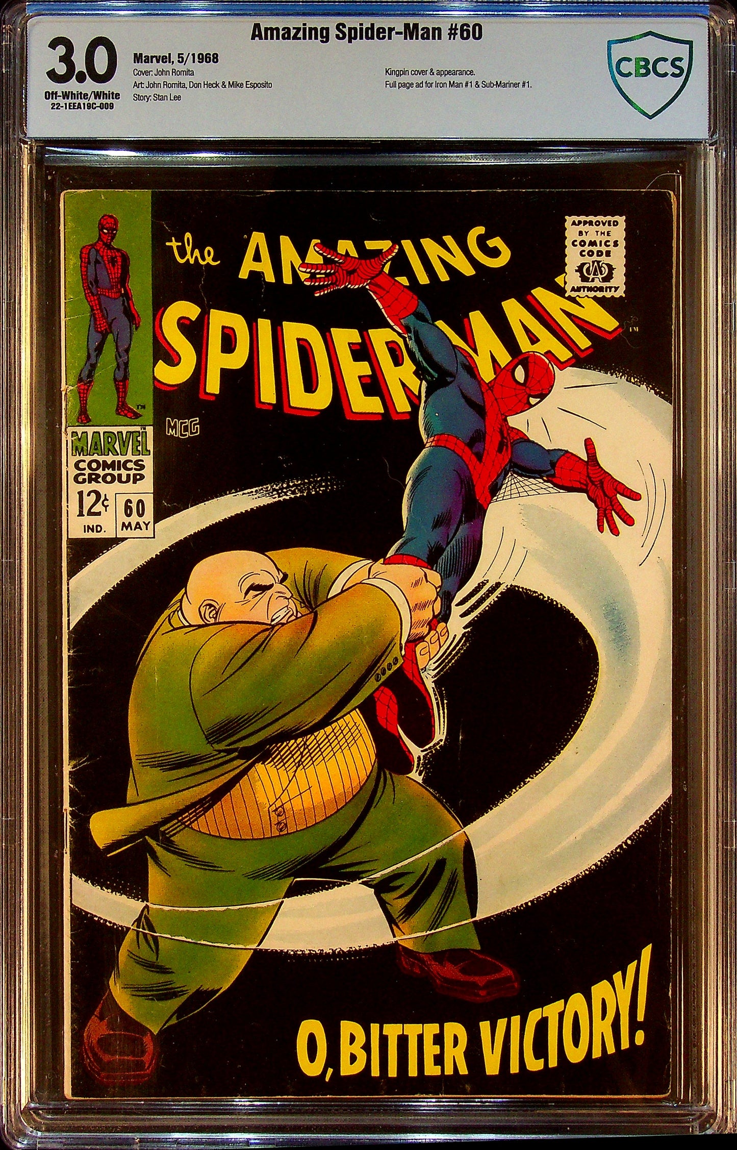 Amazing Spider-Man #60 CGC 3.0