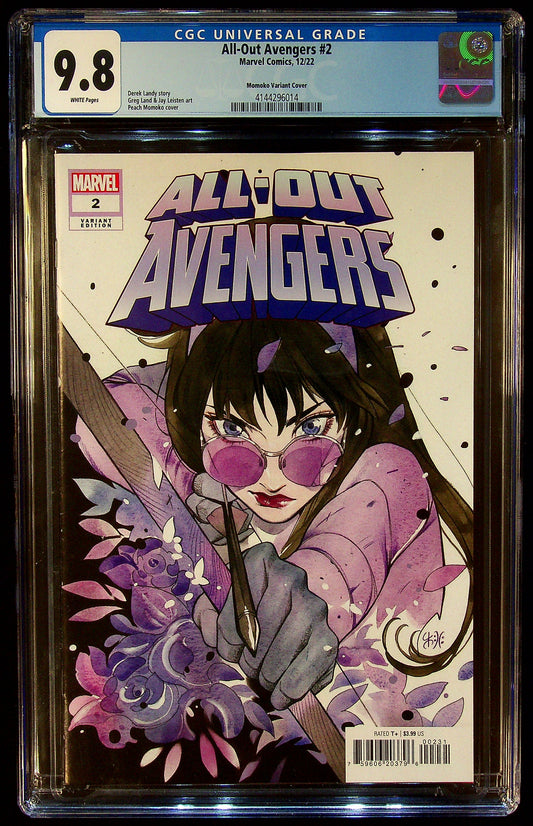 All-Out Avengers #2 CGC 9.8 Momoko Variant Cover