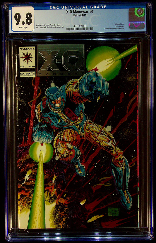 X-0 Manowar #0 CGC 9.8