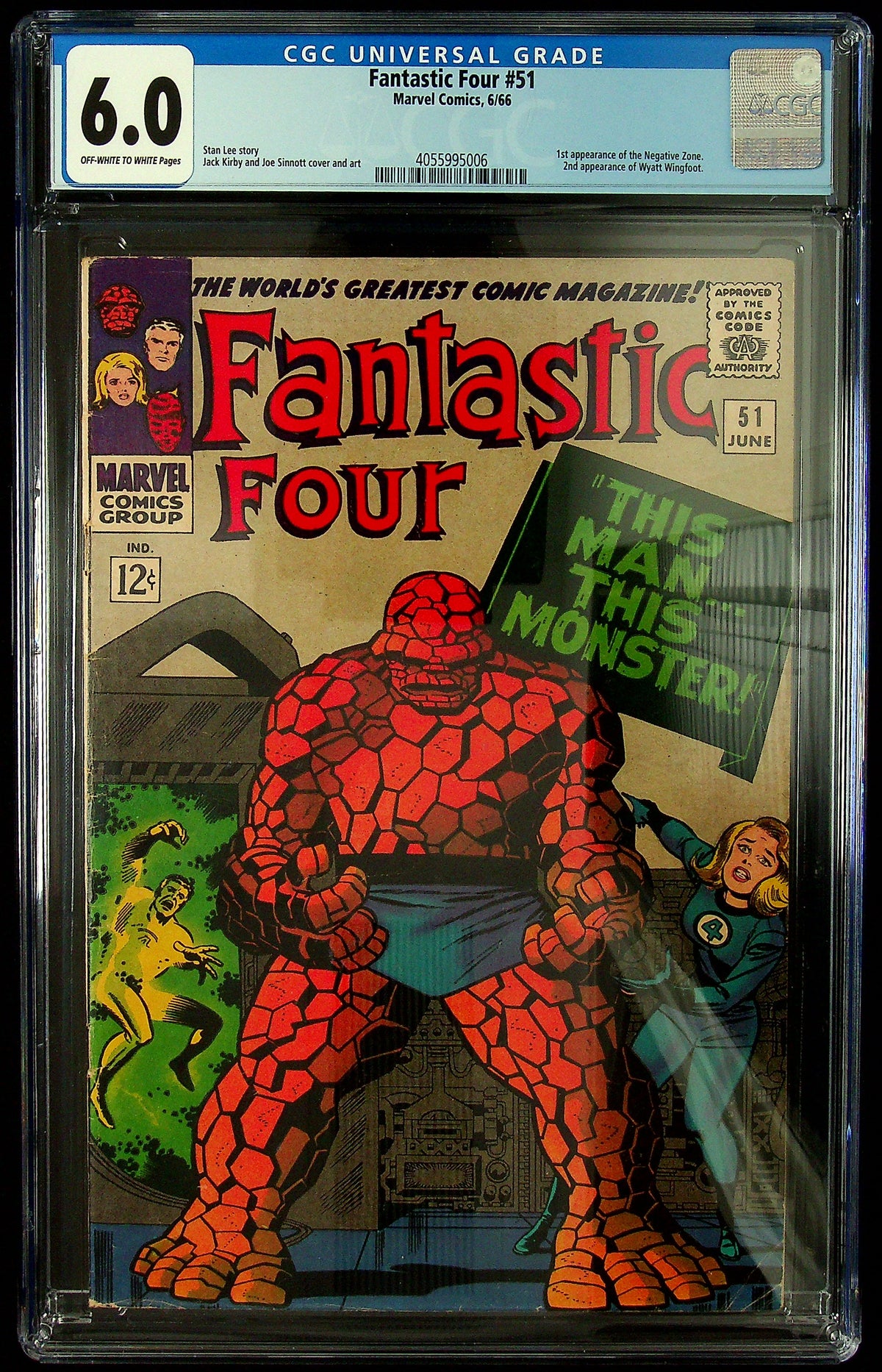 Fantastic Four #51 CGC 6.0