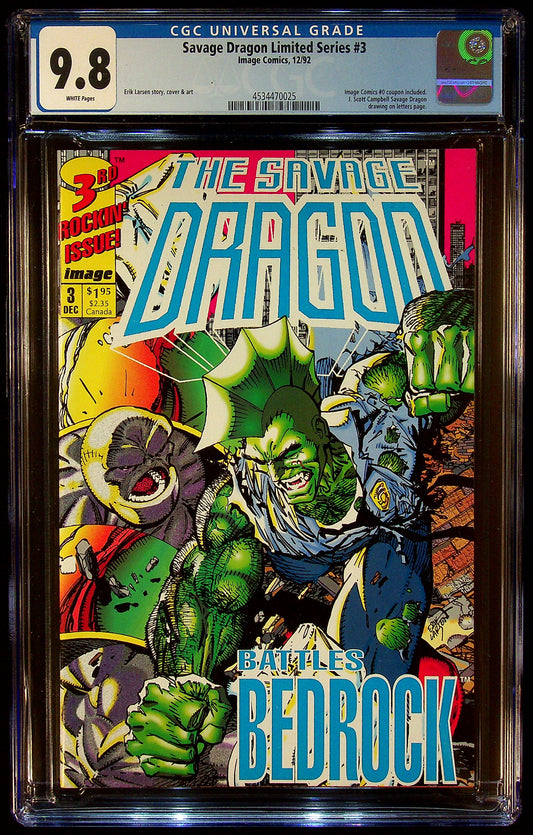 Savage Dragon Limited Series #3 CGC 9.8