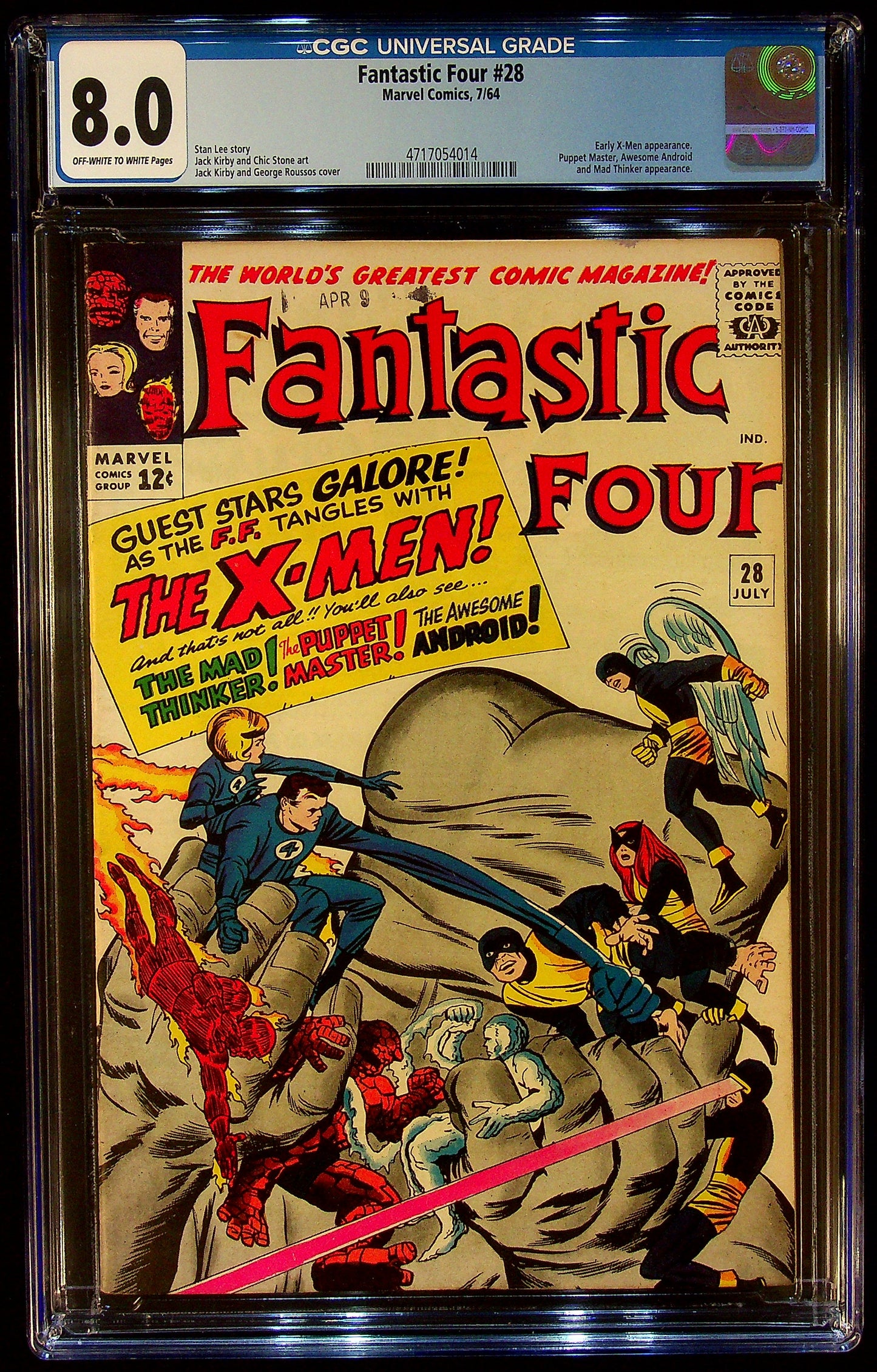 Fantastic Four #28 CGC 8.0