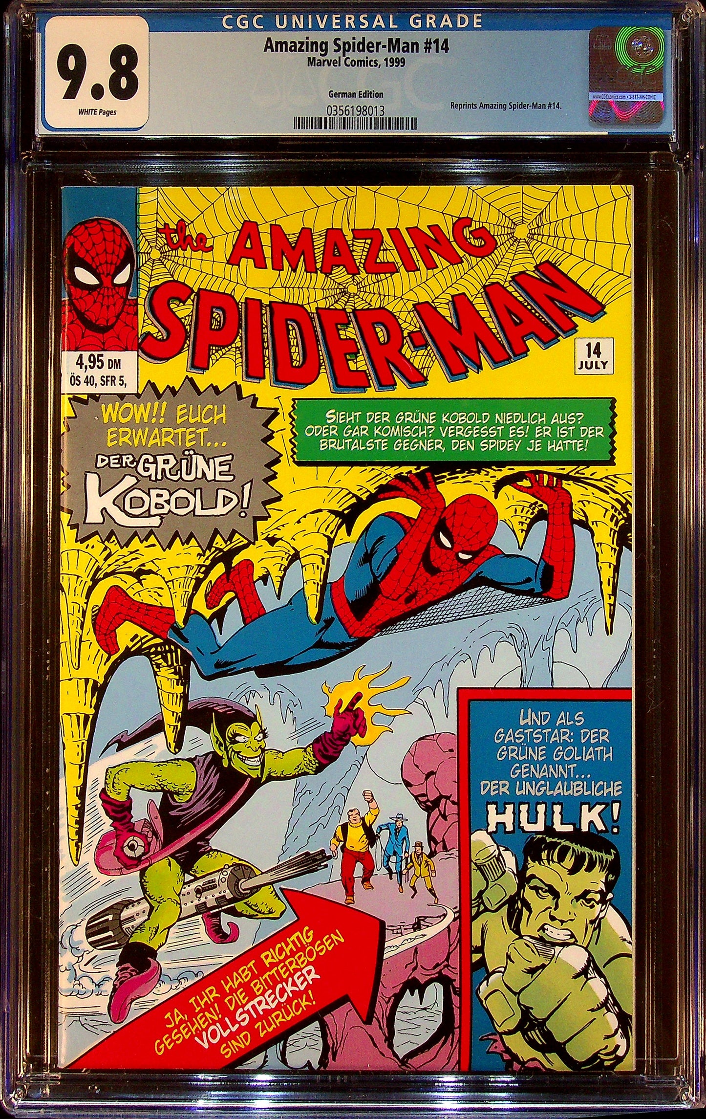 Amazing Spider-Man #14 CGC 9.8 German Edition