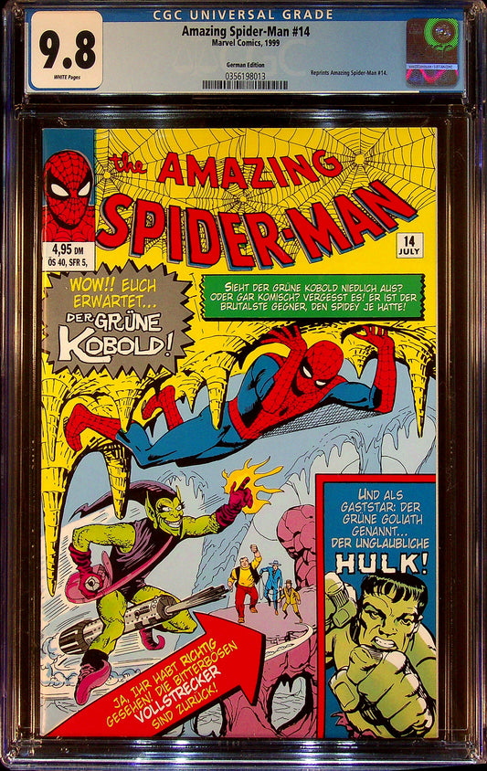 Amazing Spider-Man #14 CGC 9.8 German Edition