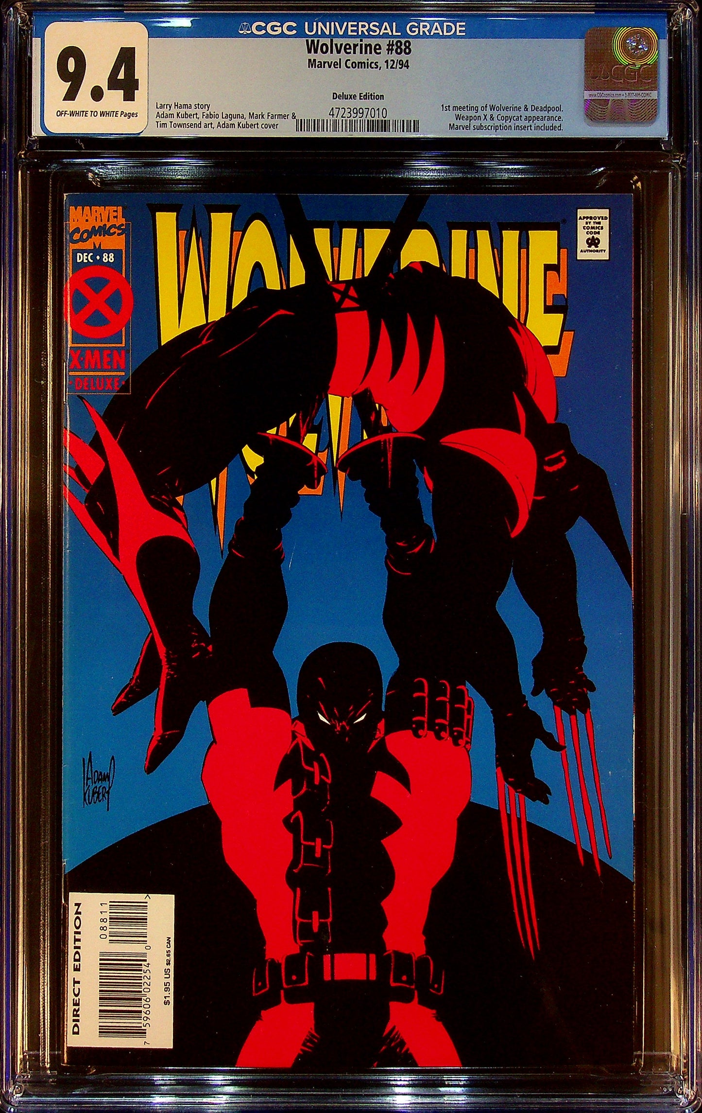 Wolverine #88 CGC 9.4 Deluxe Edition