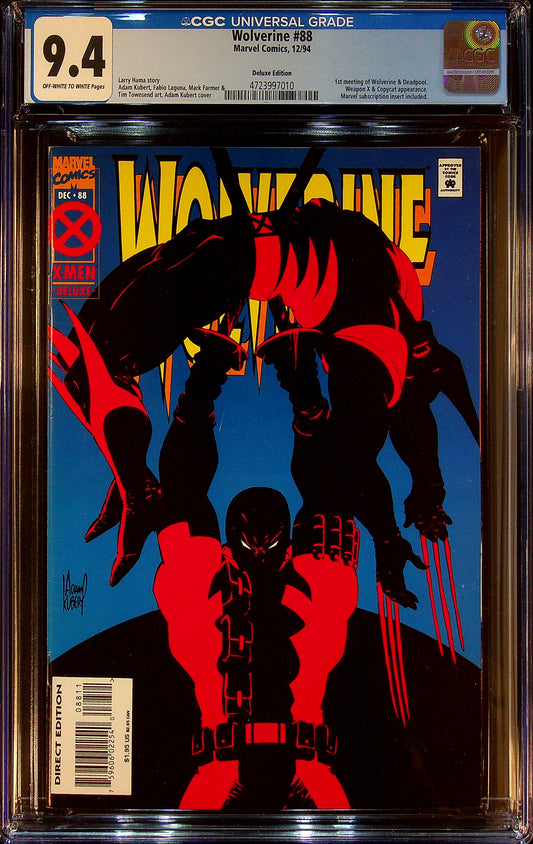 Wolverine #88 CGC 9.4 Deluxe Edition