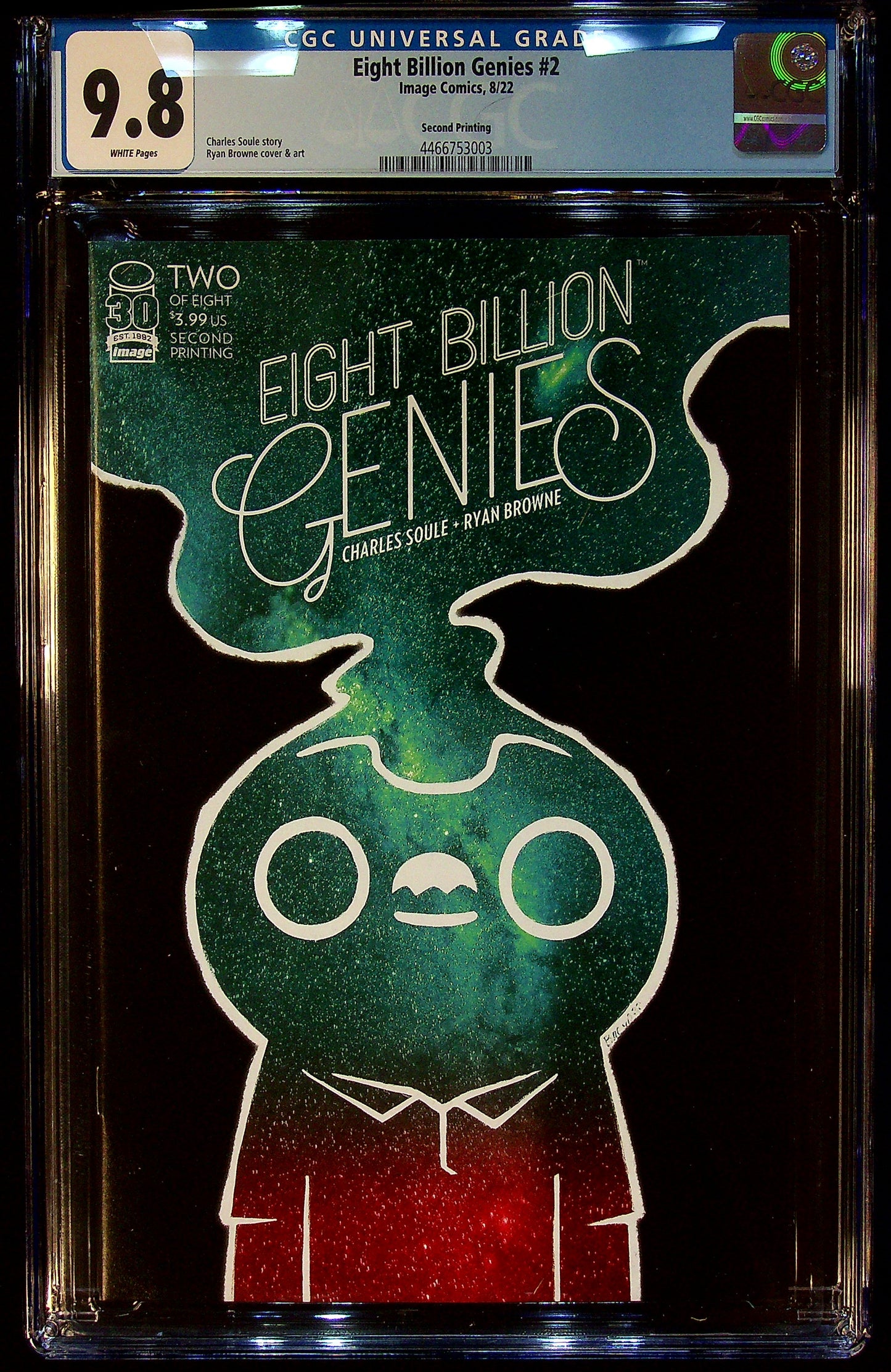 Eight Billion Genies #2 CGC 9.8 Second Printing