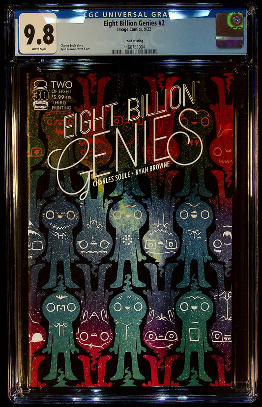 Eight Billion Genies #2 CGC 9.8 Third Printing