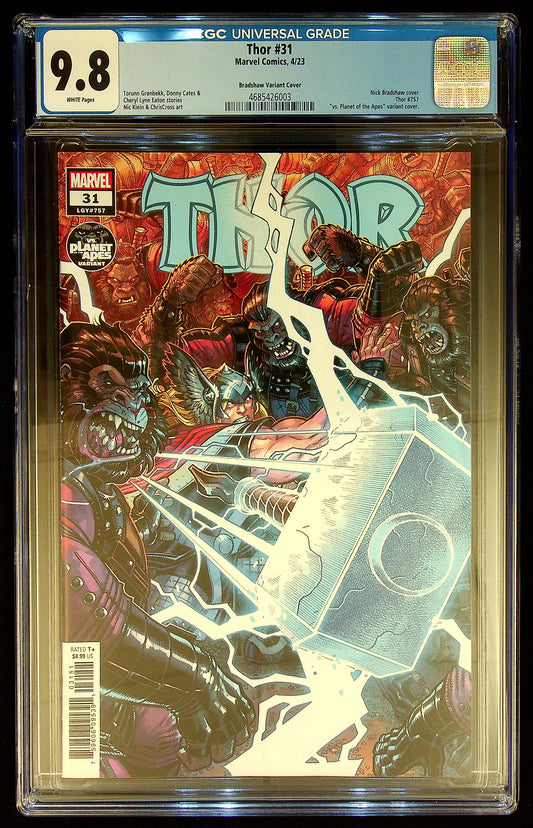 Thor #31 CGC 9.8 Bradshaw Variant Cover